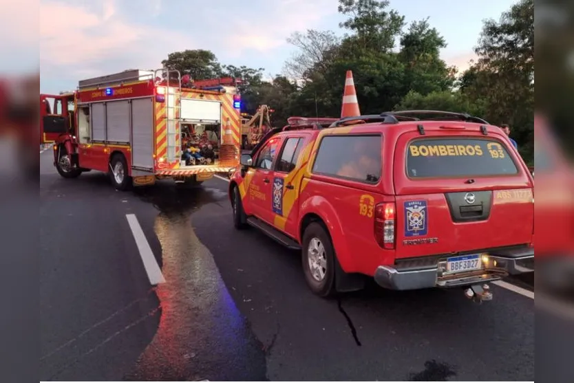 Acidente na BR-376 mata duas pessoas em Marialva, no PR