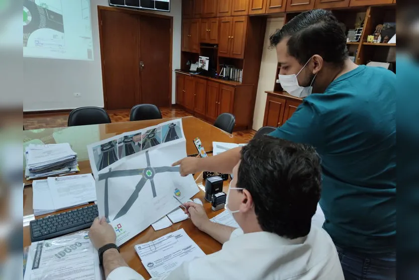 Apucarana finaliza projeto da rotatória da “Cristo Profeta”