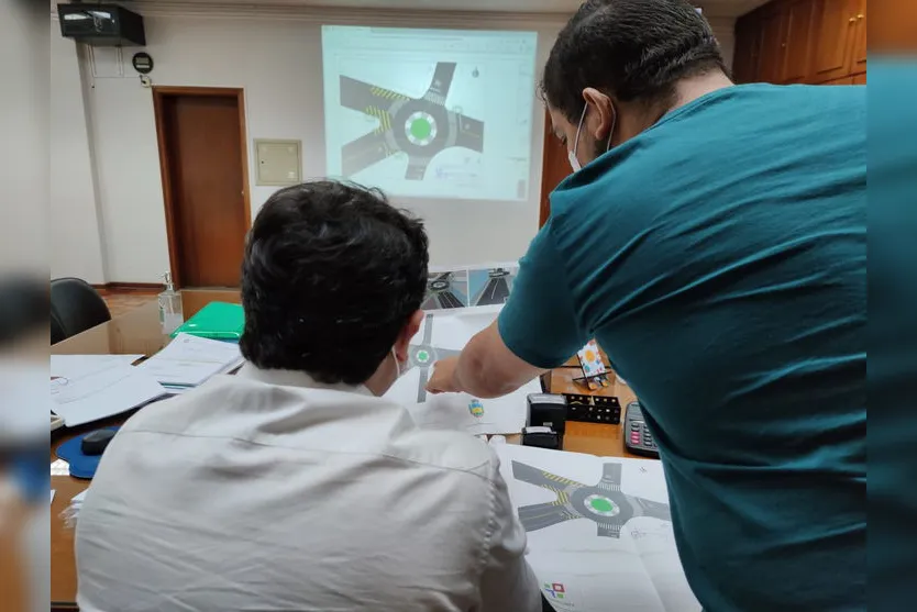 Apucarana finaliza projeto da rotatória da “Cristo Profeta”