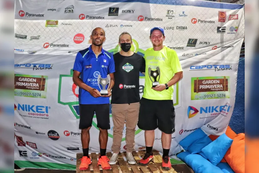 Apucaranenses se destacam na 6ª Copa Paranatex de tênis