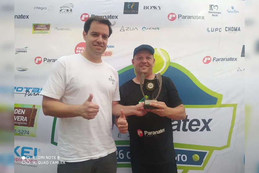 Apucaranenses se destacam na 6ª Copa Paranatex de tênis