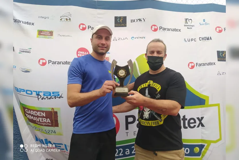 Apucaranenses se destacam na 6ª Copa Paranatex de tênis