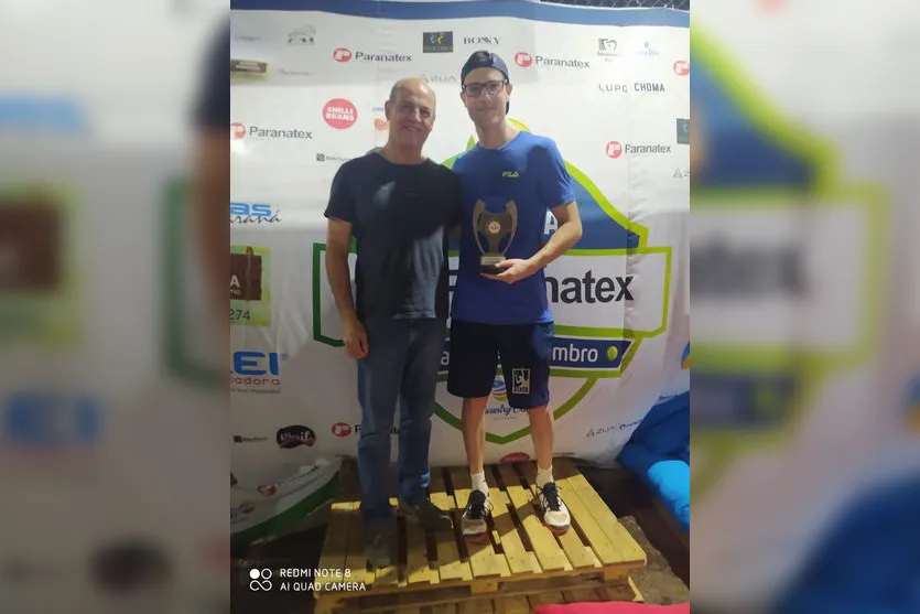 Apucaranenses se destacam na 6ª Copa Paranatex de tênis