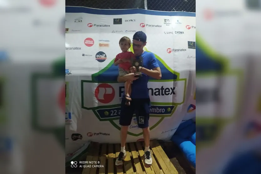 Apucaranenses se destacam na 6ª Copa Paranatex de tênis