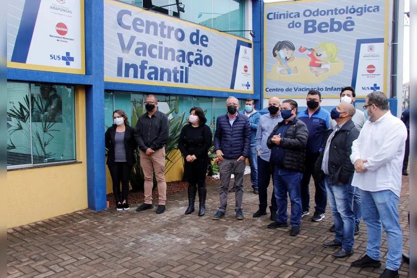Arapongas inaugura Clínica do Bebê e Centro de Vacinação