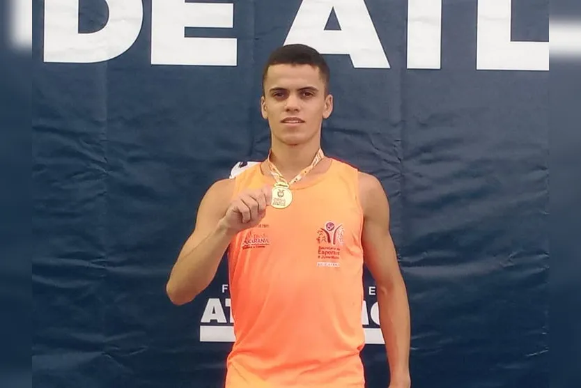 Atleta apucaranense conquista ouro nos Jogos Abertos do PR