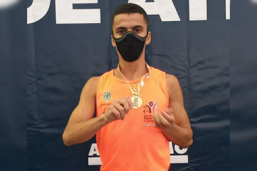 Atleta apucaranense conquista ouro nos Jogos Abertos do PR