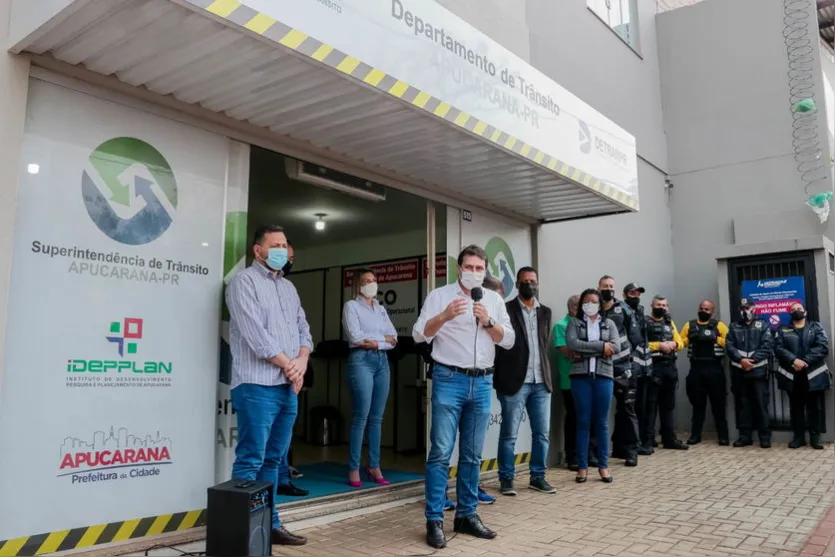 Ato em Apucarana marca Dia Nacional do Agente de Trânsito