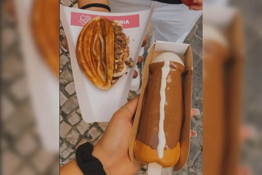 Brasileira vende crepes em formato de órgãos genitais