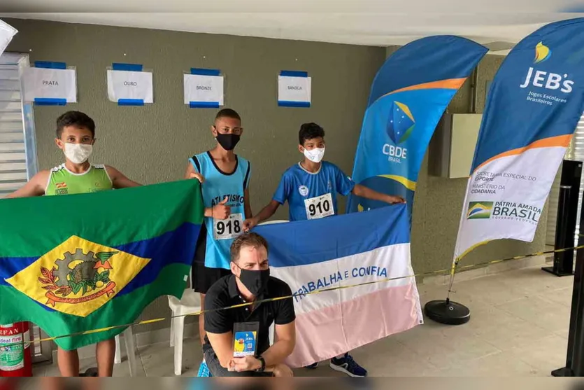 Bruninho, de Ivaiporã conquista medalha de ouro nos JEB's