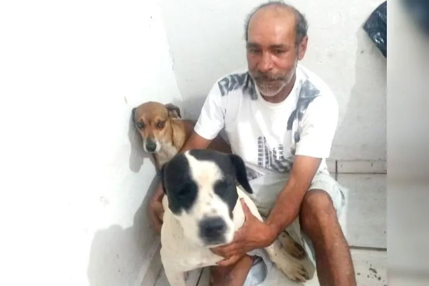 Cães 'invadem' ambulância para acompanhar dono até hospital