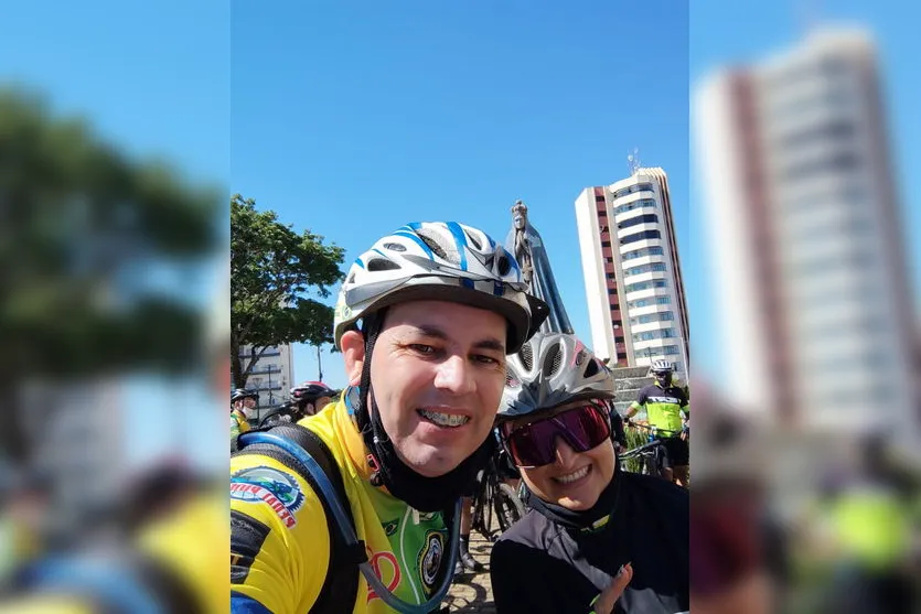 Ciclistas de Apucarana saem em romaria até Astorga