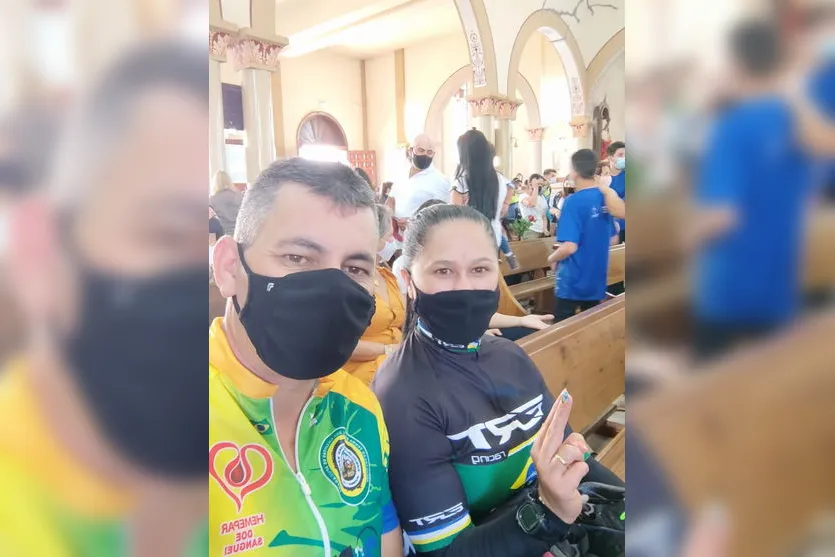 Ciclistas de Apucarana saem em romaria até Astorga