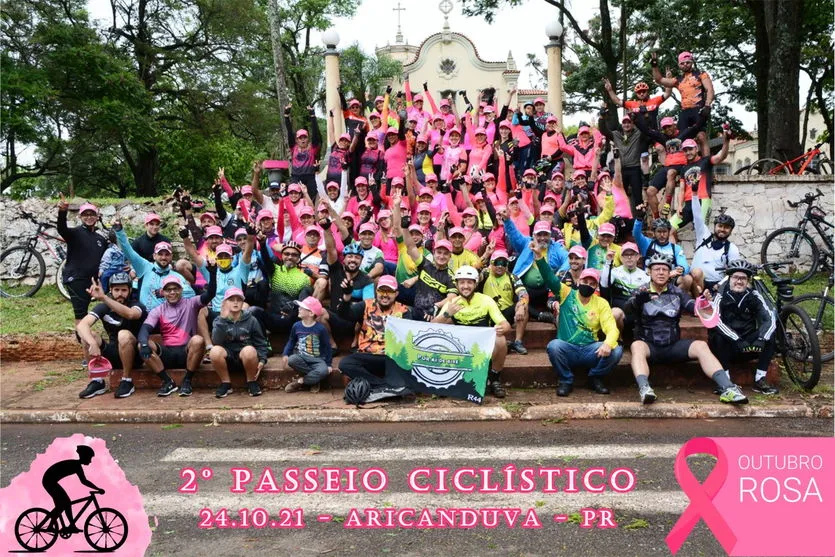 Ciclistas doam produtos à Oncologia do Providência