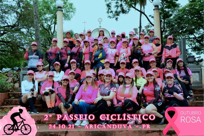 Ciclistas doam produtos à Oncologia do Providência