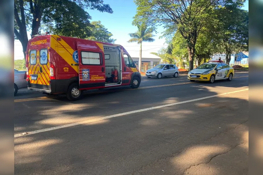 Colisão entre motos em Apucarana deixa homem ferido