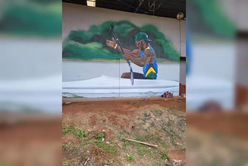 Homenagem: 'Pantera Negra' ganha grafite em Apucarana; veja