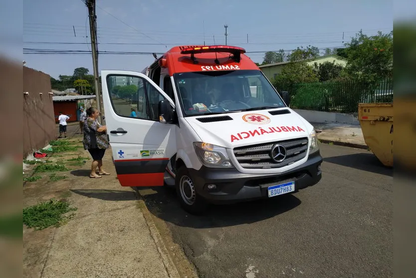 Idoso em bicicleta motorizada sofre acidente em Apucarana