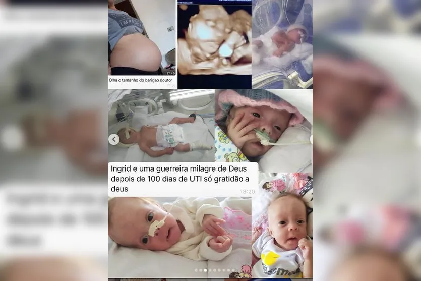  Ingrid Cristina Alves Moreira nasceu prematura, de 29 semanas 
