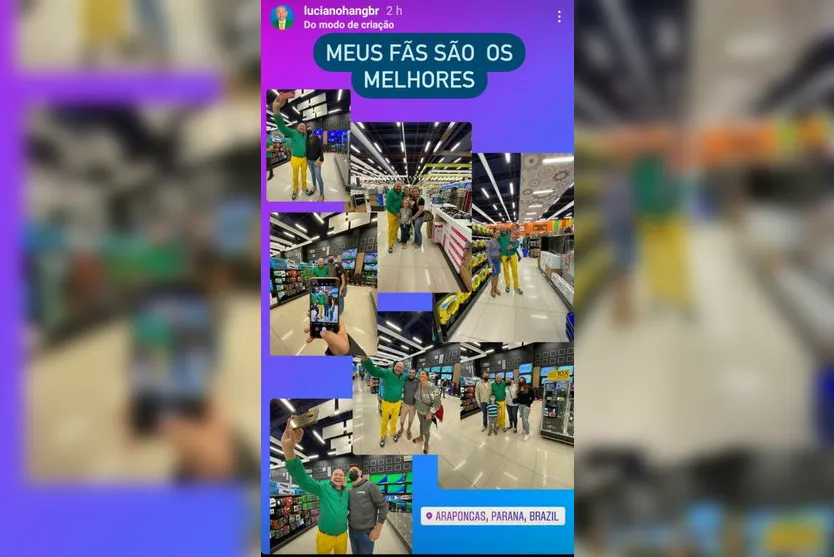 Luciano Hang faz visita surpresa em Arapongas; veja