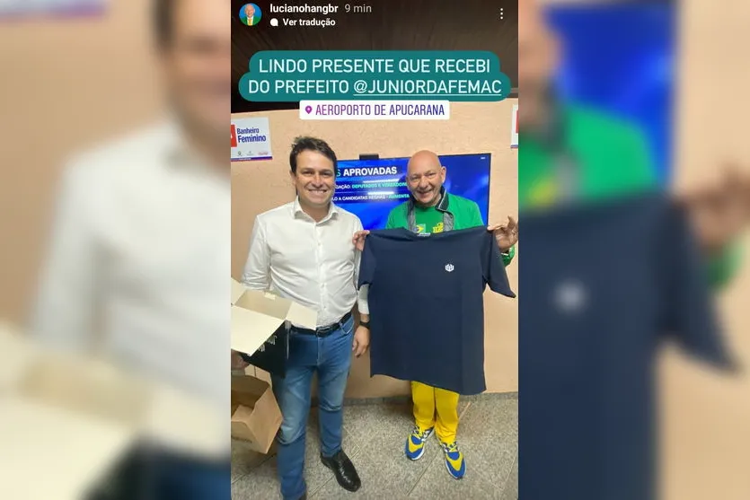 Luciano Hang faz visita surpresa em Arapongas; veja