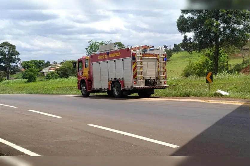Motociclista fica ferido após queda na BR 369 em Apucarana