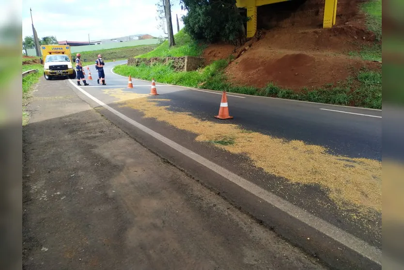 Motociclista fica ferido após queda na BR 369 em Apucarana