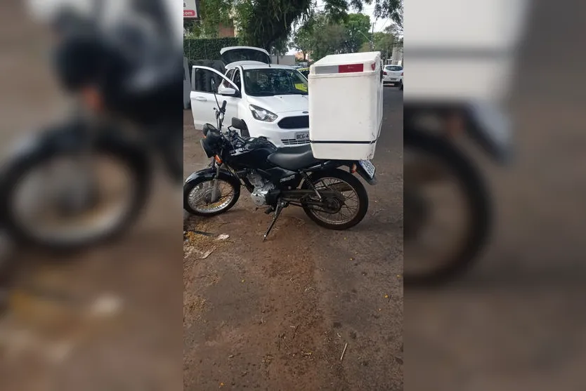Motociclista fica ferido em acidente no centro de Apucarana