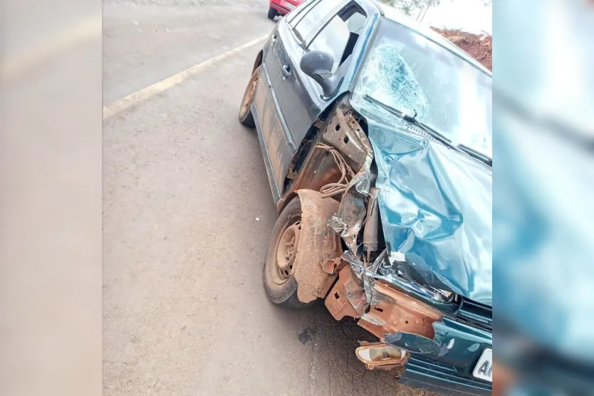 Motociclista fica ferido em rodovia rural de Ivaiporã
