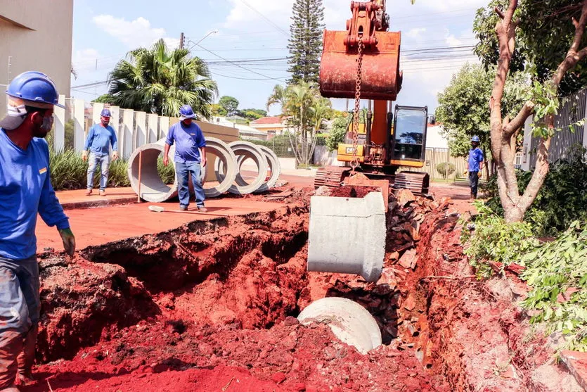 Obras de “drenagem da UPA” chegam a 70% do cronograma