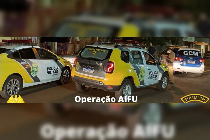 Operação AIFU: 367 pessoas são abordadas em Apucarana