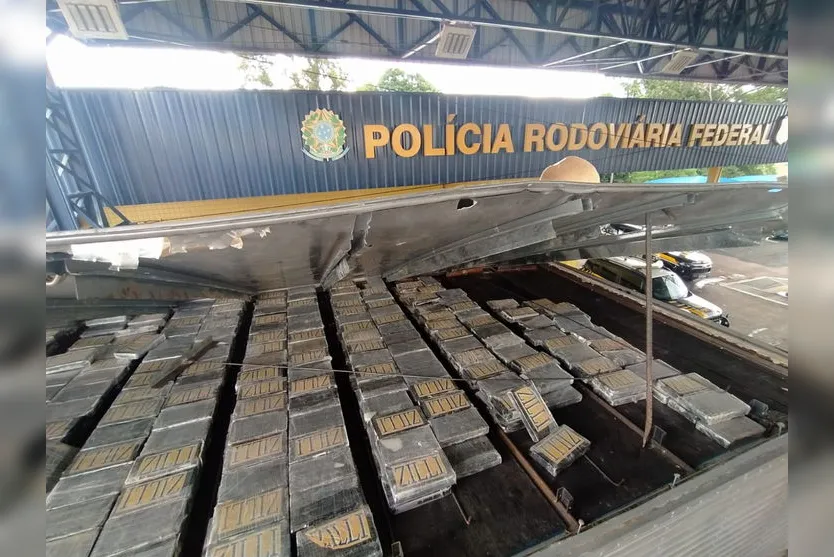 PF e PRF realizam maior apreensão de cocaína no Paraná