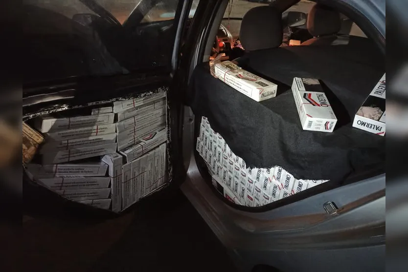 PF flagra contrabando de cigarros entre Rolândia e Arapongas