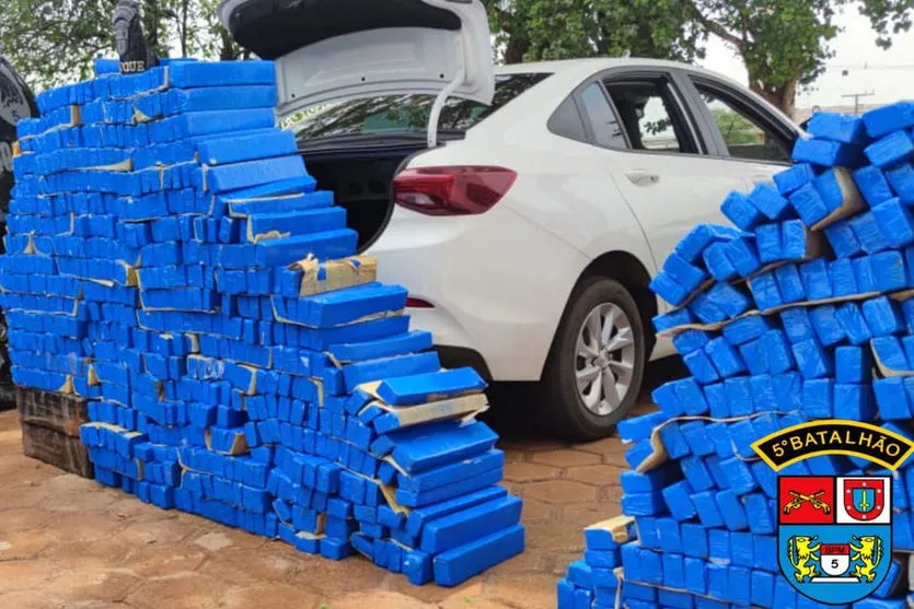 PM e PF apreendem 1.080 quilos de maconha na região