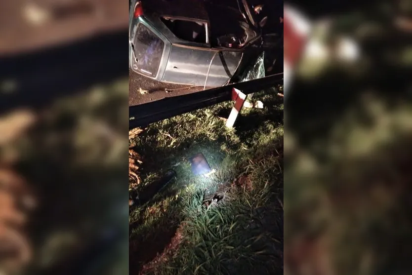 PRF atende a dois capotamentos em Apucarana na madrugada