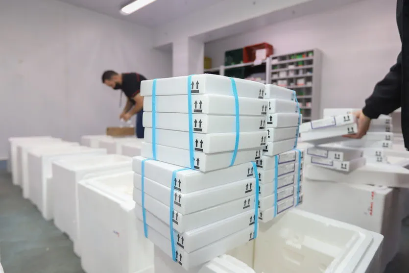 Paraná recebe mais 554,5 mil doses de vacinas contra Covid