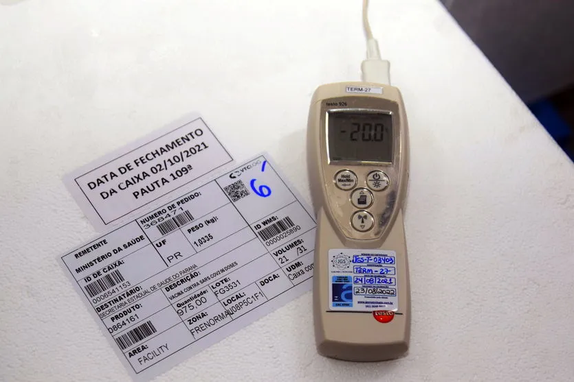 Paraná recebe mais de 176 mil vacinas contra Covid-19