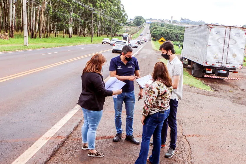 Paranacidade vistoria trecho que será duplicado em Apucarana