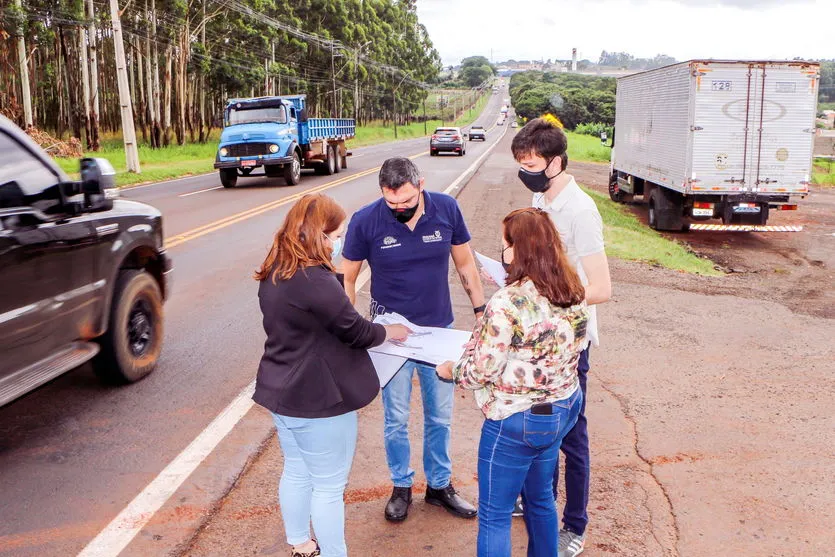 Paranacidade vistoria trecho que será duplicado em Apucarana