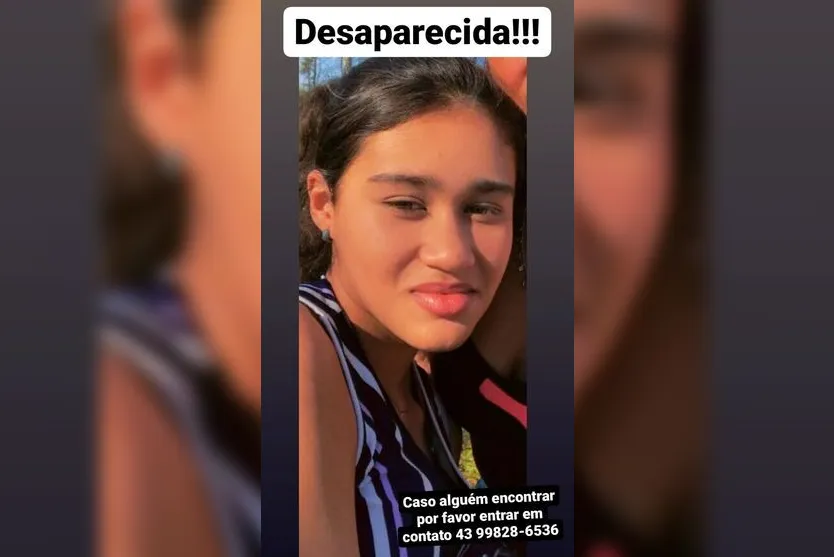 Polícia faz alerta para criança desaparecida em Arapongas