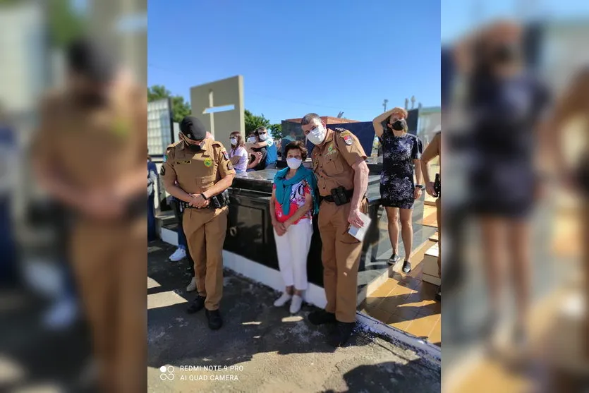 Policiais Militares participam de missa dos finados