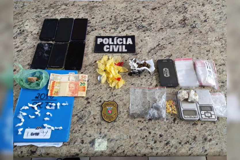 'Ponto Facultativo': PC de Apucarana prende traficantes
