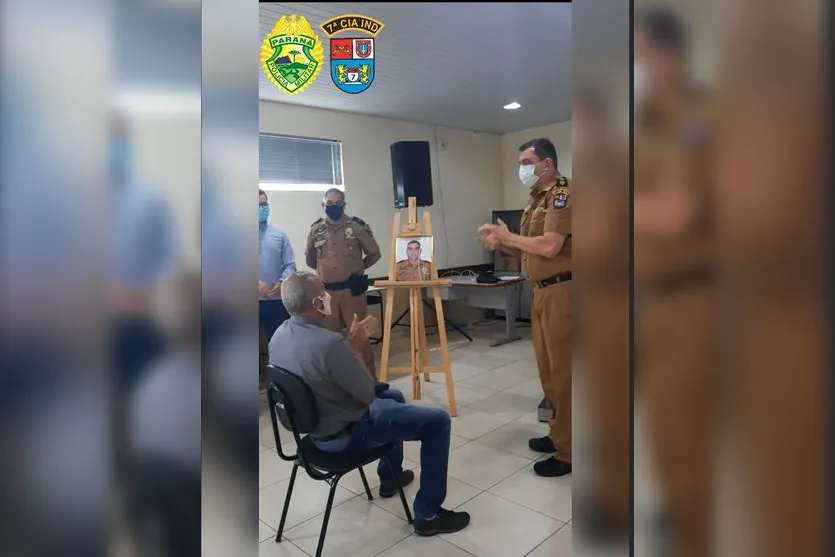 Subtenente Santana da PM de Arapongas é homenageado