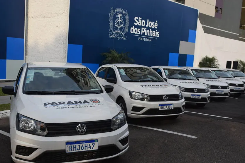 Vinte carros ampliam frota da Saúde em São José dos Pinhais