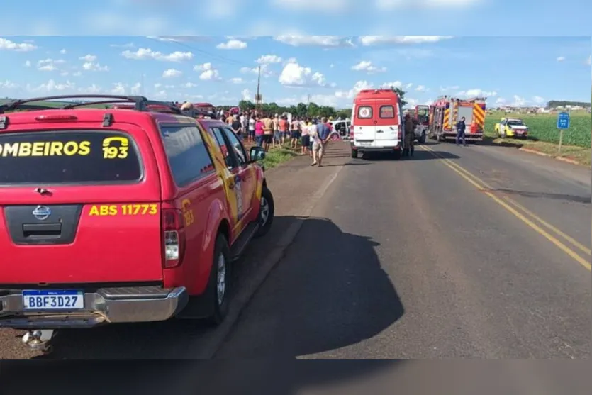 Acidente mata mulher e deixa dois feridos na PR-317