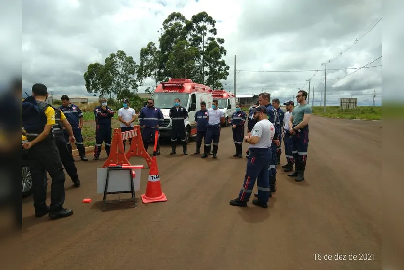 Acidentes em rodovias: Samu Arapongas passa por treinamento
