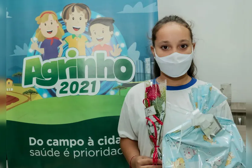 Agrinho premia aluna da rede municipal de Apucarana
