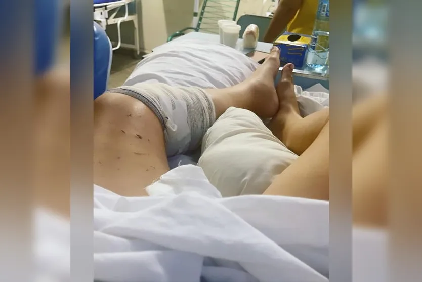 Após acidente, caminhoneira influencer pede orações