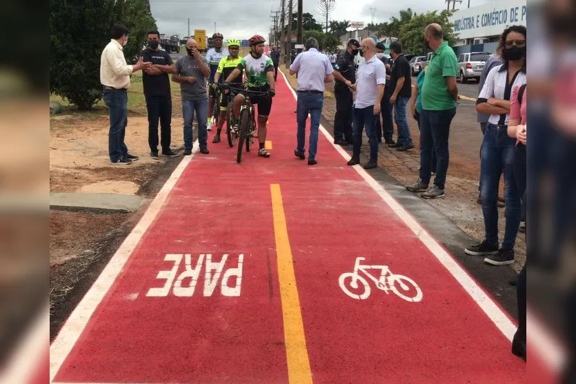 Apucarana inaugura ciclovia Irmo Celso Vidor; Assista