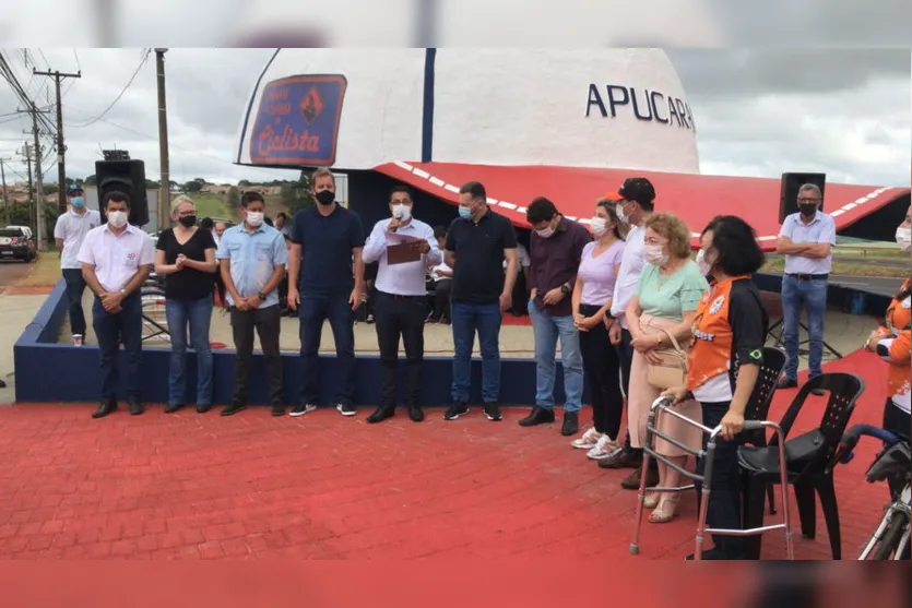 Apucarana inaugura ciclovia Irmo Celso Vidor; Assista